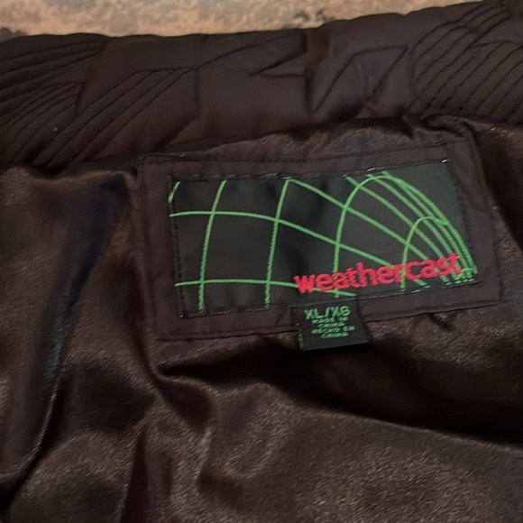 Weathercast Black Houndstooth Quilted Jacket with Hideaway Hood - Picture 8 of 16